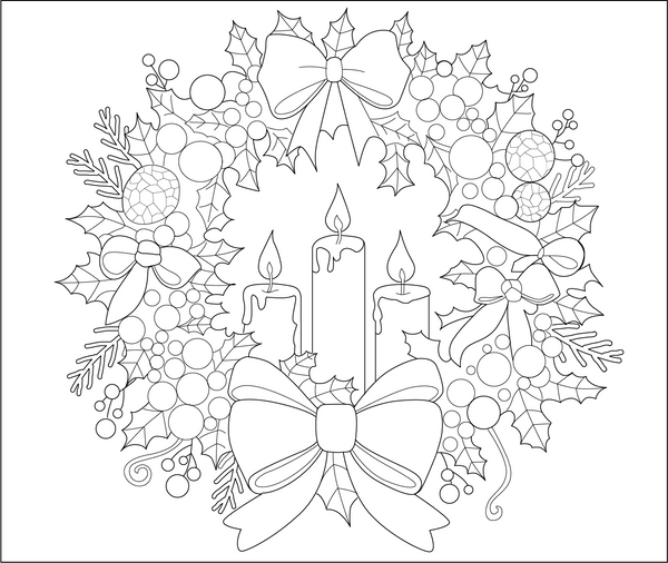 Free Christmas Coloring Book PDF