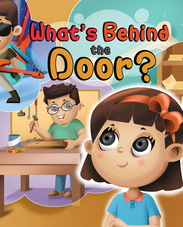 What's Behind the Door - Free Children's Story book Coverpage