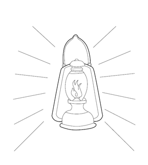 Vintage Coloring Picture