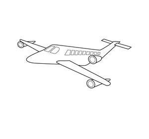 Aeroplane Coloring page – fun and educational printable for children