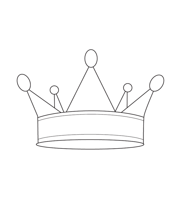 Crown Coloring Page coloring page – fun and educational printable for children