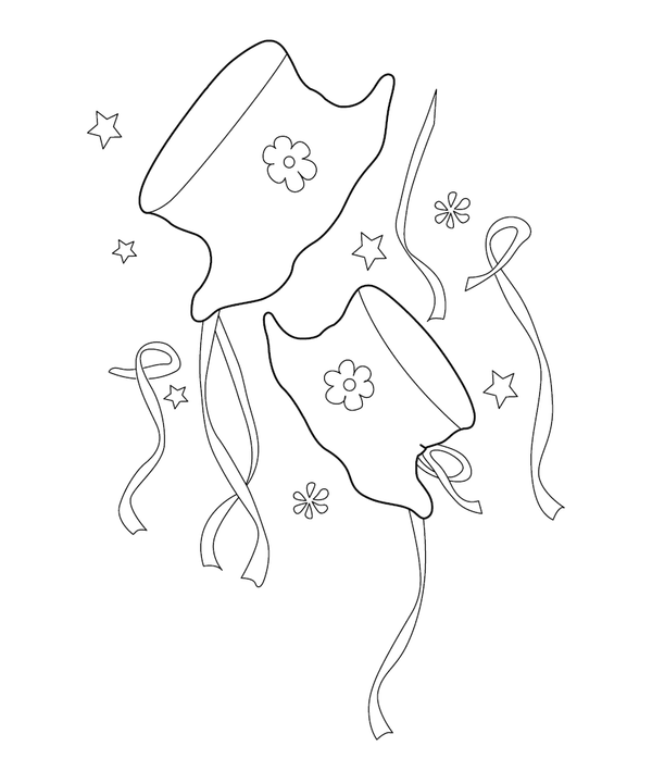 Free Decorating coloring page – fun and educational printable for children