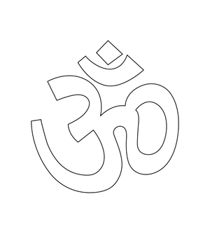 Om coloring page – fun and educational printable for children
