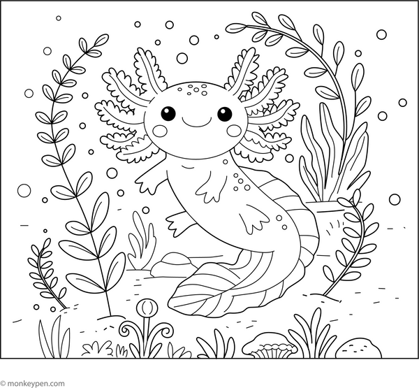 Free Amphibians Coloring Book (PDF)