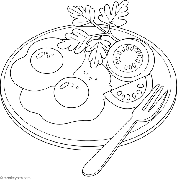 Egg Coloring Page – fun and educational printable for children