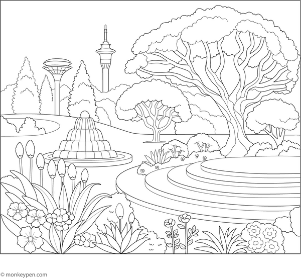 Free New Zealand Coloring Book PDF