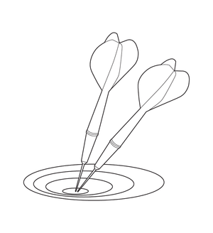 Dart Coloring page – fun and educational printable for children