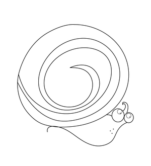Snail Coloring page – fun and educational printable for children