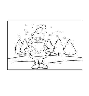 Santa Claus Coloring Picture