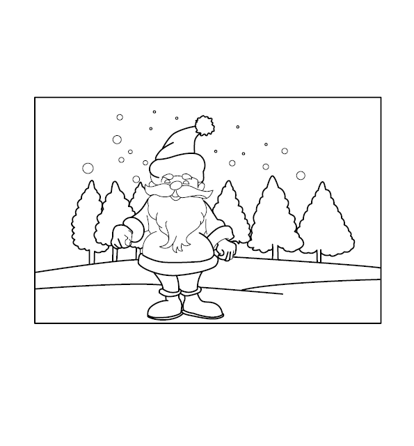 Santa Claus Coloring Picture