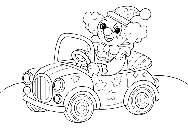 Circus Coloring Book -PDF