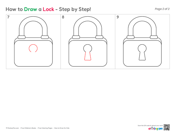 Ladder drawing for kids with a clean outline and simple design.