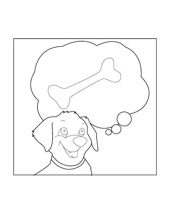 Dog Coloring Sheet