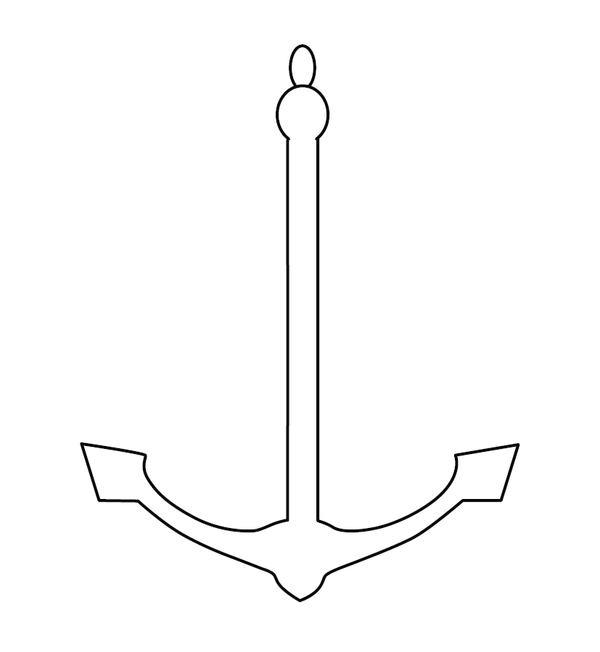 Anchor Coloring page – fun and educational printable for children