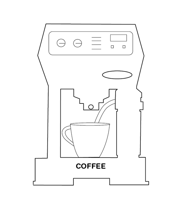 Coffee Maker Coloring page – fun and educational printable for children