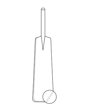 Cricket Bat Coloring page – fun and educational printable for children