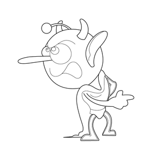 Free Fiction  coloring page – fun and educational printable for children