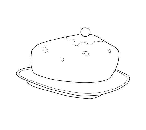 Image Of Cake coloring page – fun and educational printable for children