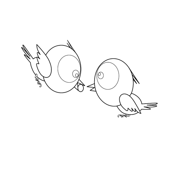 Sparrow coloring page – fun and educational printable for children