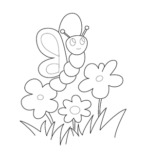 Garden Coloring Image