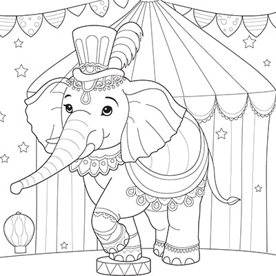 Circus Coloring Book -PDF