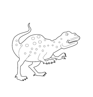 Dinosaur Coloring Sheet