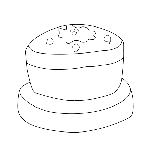 Birthday Cake coloring page – fun and educational printable for children