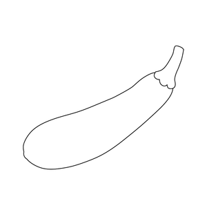 Brinjal coloring page – fun and educational printable for children