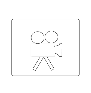 Shooting camera coloring page – fun and educational printable for children
