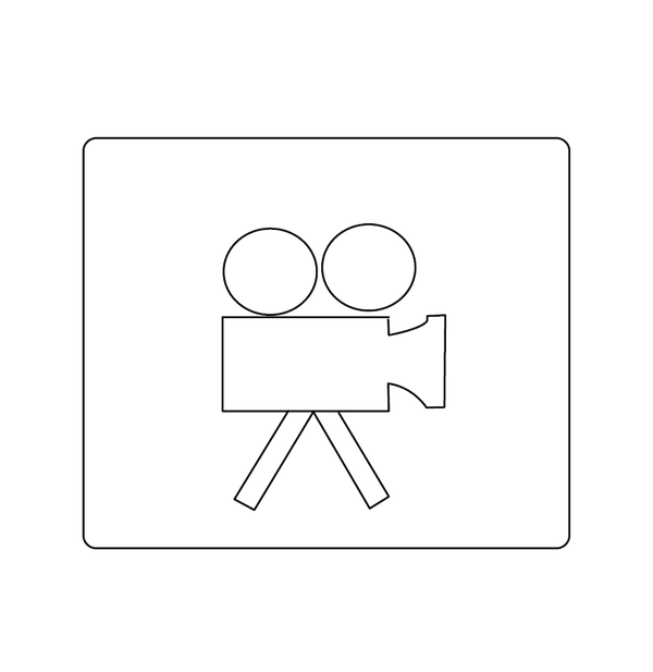 Shooting camera coloring page – fun and educational printable for children