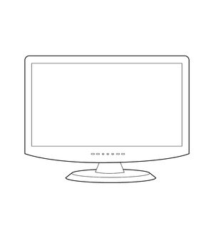 Television Coloring page – fun and educational printable for children