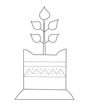 Tulsi Maadam Coloring Picture– fun and educational printable for children