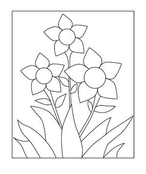 Flower Coloring Page