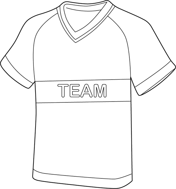 Jersey Shirt coloring page – fun and educational printable for children