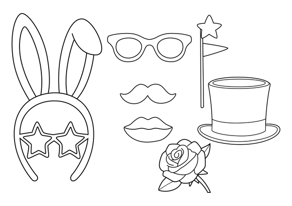 Birthday Party Coloring Book – PDF