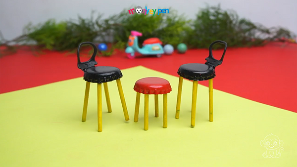 Soda Cap Chair Craft Step 15