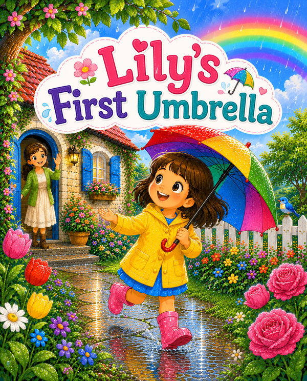 LILY'S FIRST UMBRELLA | Free Children Book from Monkey Pen