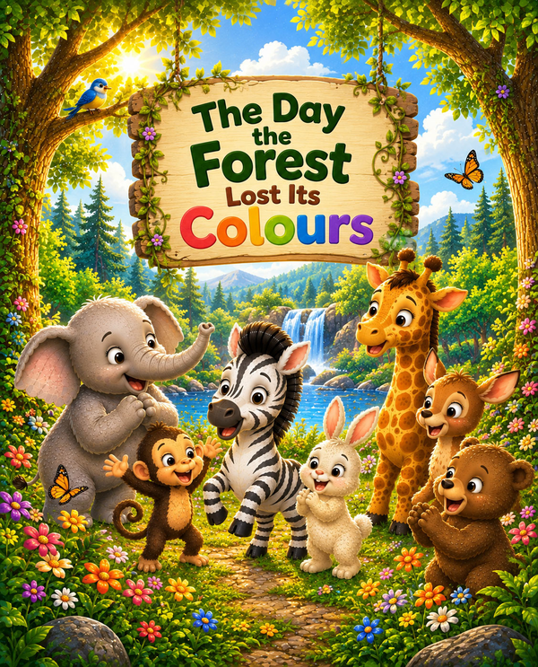 THE DAY THE FOREST LOST ITS COLOURS | Free Children Book from Monkey Pen
