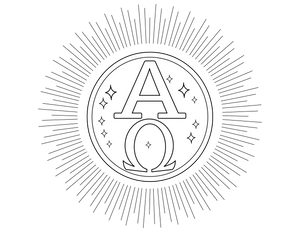 Alpha And Omega Drawing coloring page – fun and educational printable for children