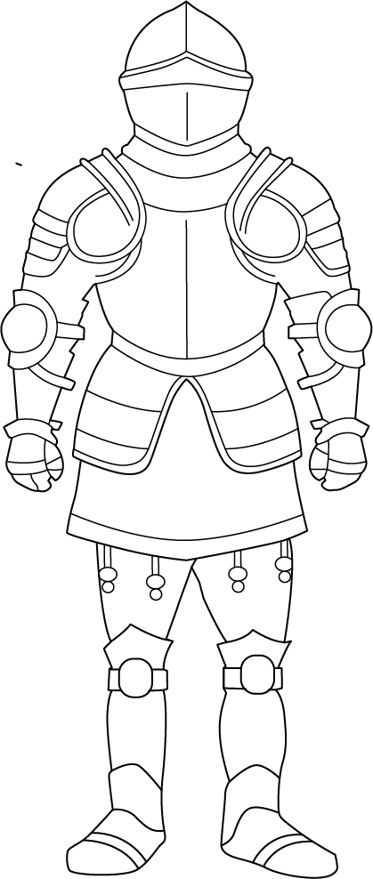 Knight Coloring Book