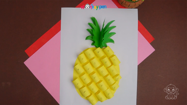 Pinapple Craft Step 18