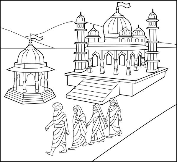India Coloring Book – Instant Download