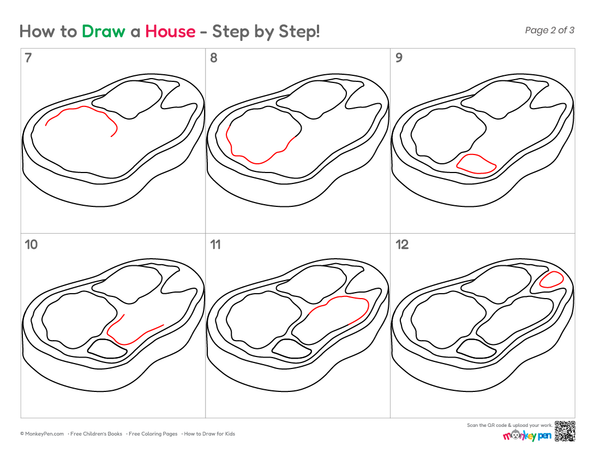 How to Draw a Steak – Easy Step-by-Step Food Drawing for Kids