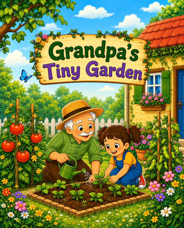 GRANDPA'S TINY GARDEN | Free Children Book from Monkey Pen