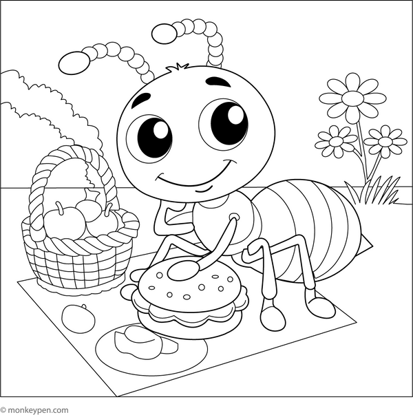 Ant Coloring Book