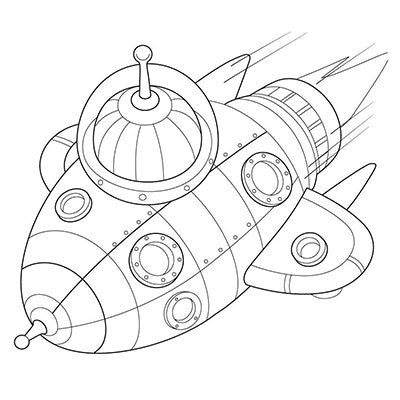 Outer Space Coloring Book