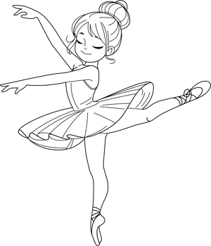 Ballet Dance coloring page – fun and educational printable for children