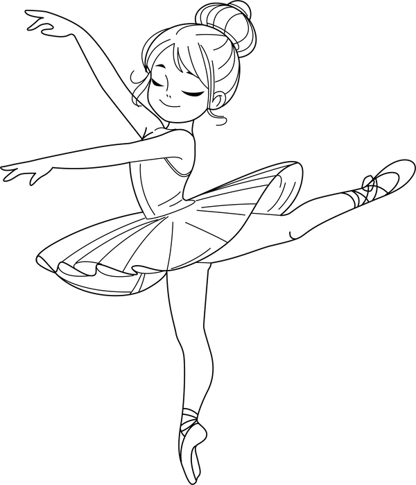 Ballet Dance coloring page – fun and educational printable for children