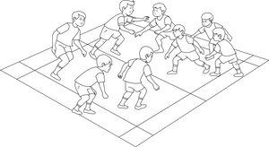 Kabaddi Sport coloring page – fun and educational printable for children