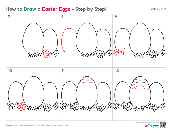 How to Draw an Easter Egg – Simple Step-by-Step Easter Drawing for Kids